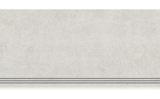 Stufe Rillenplatte white 30 x 60 cm