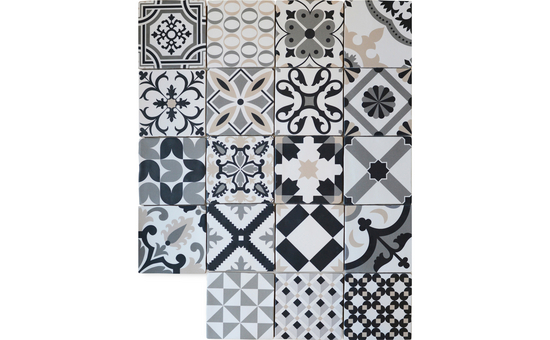 Dekor random mix 13,9 x 13,9 cm